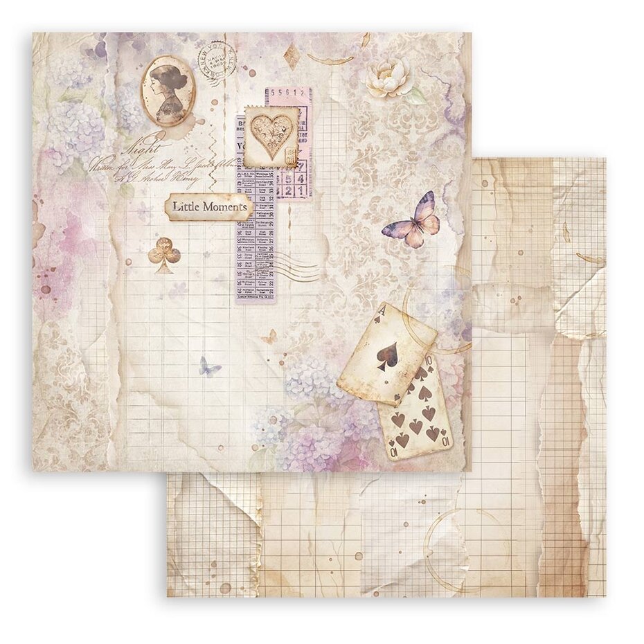 Stamperia Quiet Days 8x8 Inch Paper Pack (SBBS134)
