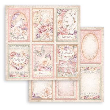 Stamperia Romance Forever 8x8 Inch Paper Pack (SBBS96)