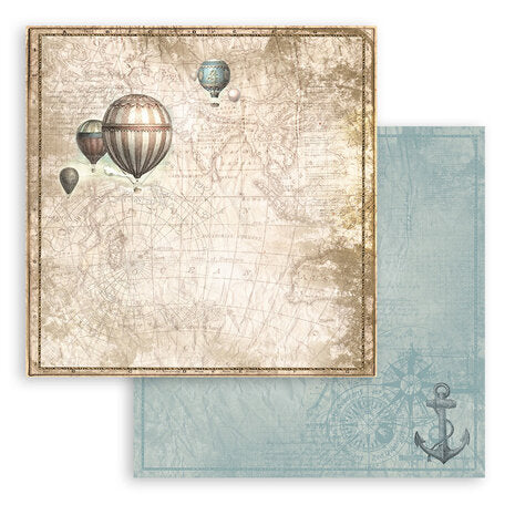 Stamperia Sea Land 8x8 Inch Paper Pack (SBBS101)