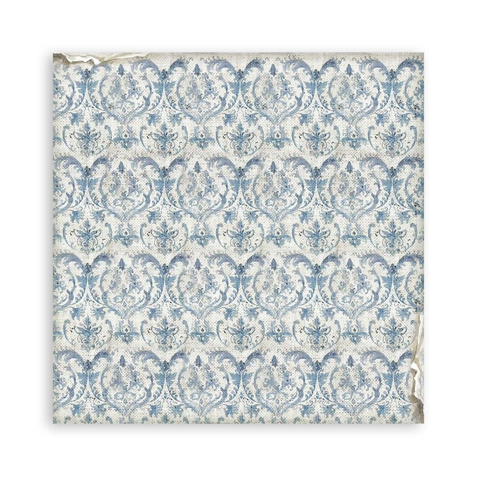 Stamperia Silent Sea 8x8 Inch Paper Pack Backgrounds Selection (SBBS126)