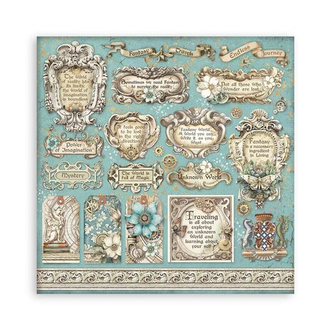 Stamperia Sir Vagabond in Fantasy World 8x8 Inch Paper Pack (SBBS98)