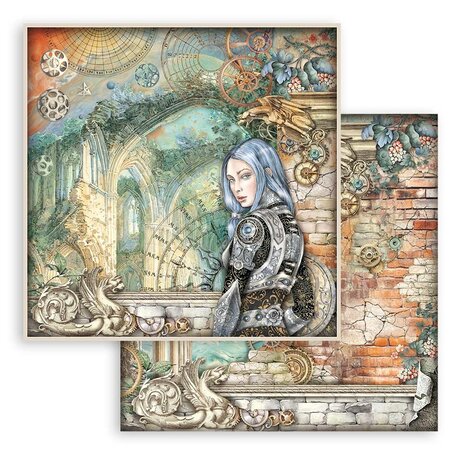 Stamperia Sir Vagabond in Fantasy World 8x8 Inch Paper Pack (SBBS98)