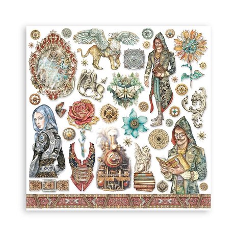 Stamperia Sir Vagabond in Fantasy World 8x8 Inch Paper Pack (SBBS98)