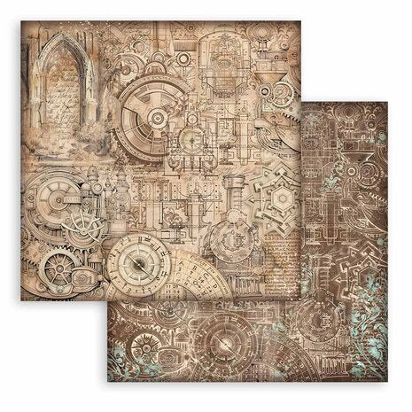 Stamperia Sir Vagabond in Fantasy World Backgrounds 8x8 Inch Paper Pack (SBBS99)