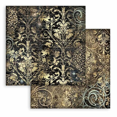 Stamperia Sir Vagabond in Fantasy World Backgrounds 8x8 Inch Paper Pack (SBBS99)