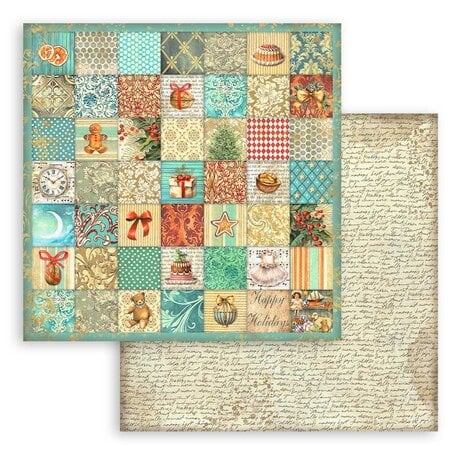 Stamperia The Nutcracker 8x8 Inch Paper Pack Backgrounds Selection (SBBS113)