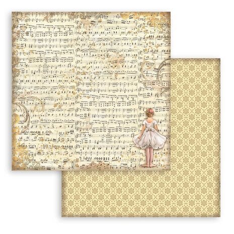 Stamperia The Nutcracker 8x8 Inch Paper Pack Backgrounds Selection (SBBS113)