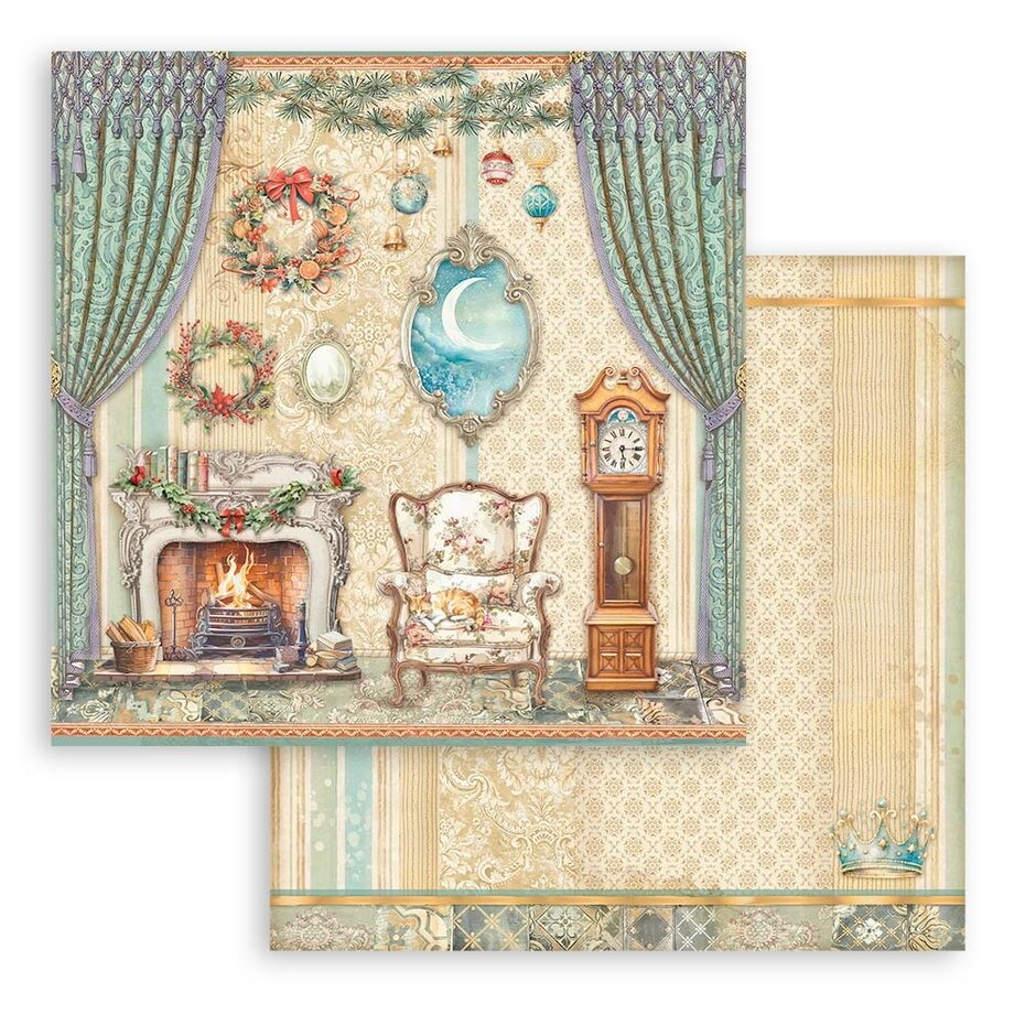 Stamperia The Nutcracker 8x8 Inch Paper Pack (SBBS112)