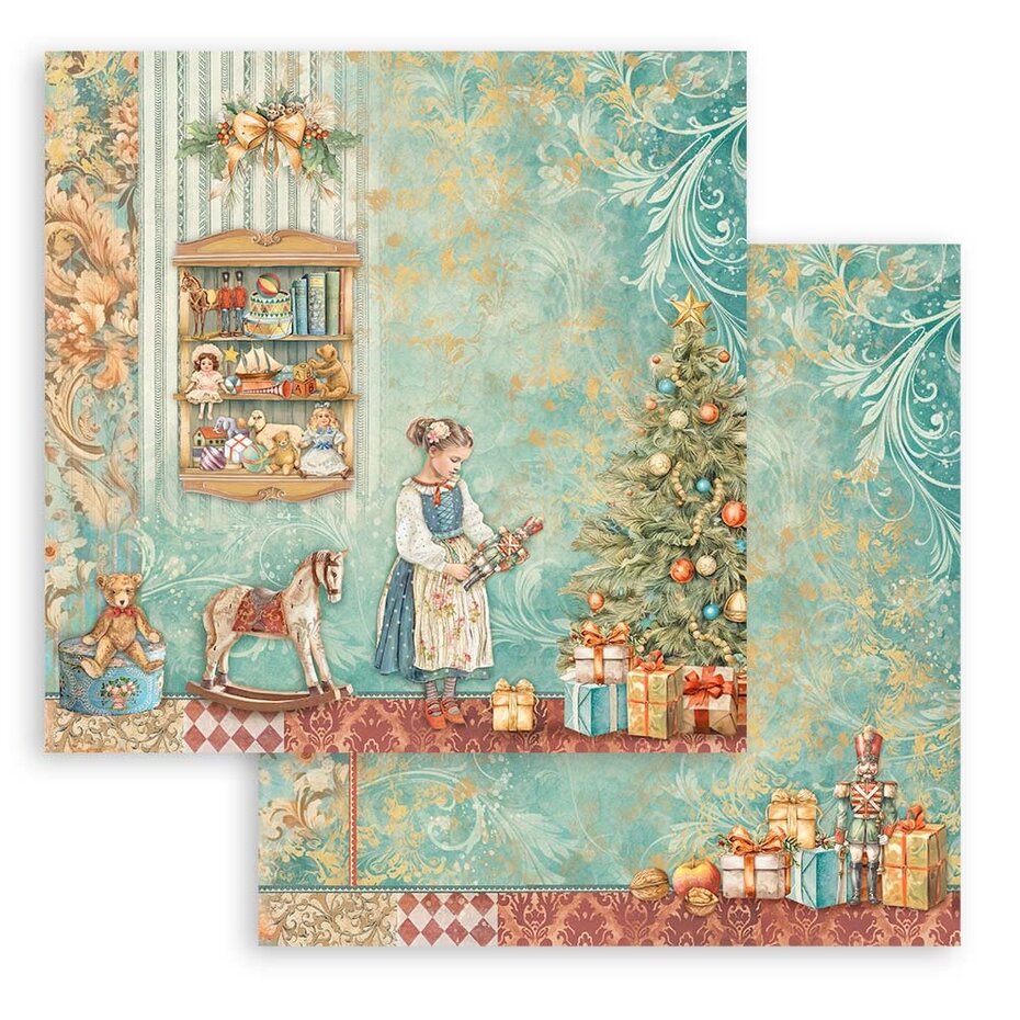 Stamperia The Nutcracker 8x8 Inch Paper Pack (SBBS112)