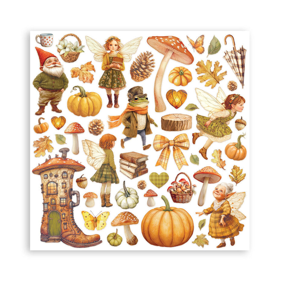 Stamperia Whispering Woods 8x8 Inch Paper Pack (SBBS131)