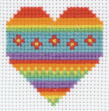 Heart  - Anchor 1st Counted Cross Stitch Kit 3690000\10011