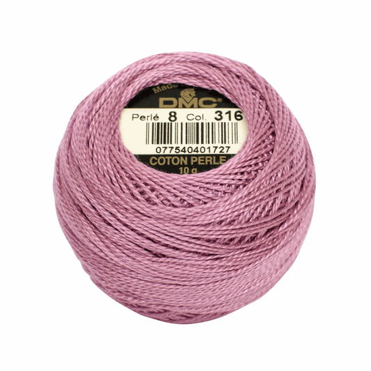 DMC Pearl Cotton Size 8 - 80m Ball - 0316