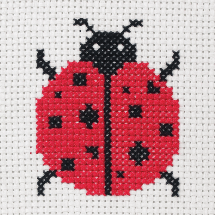 Ladybird  - Anchor 1st Counted Cross Stitch Kit 3690000\10016 -|