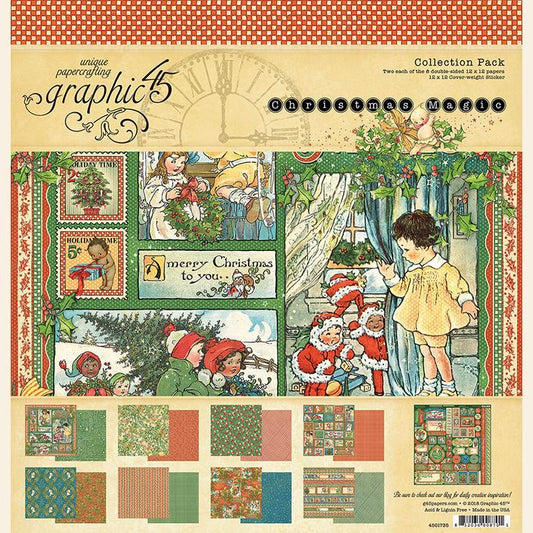 Graphic 45 Christmas Magic 12x12 Inch Collection Pack (4501735)