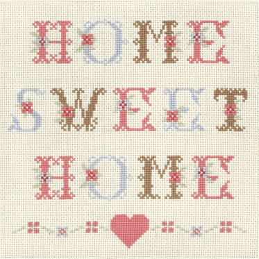 Home Sweet Home - Anchor Cross Stitch Kit ACS16