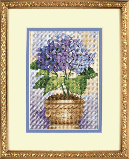 Hydrangea in Bloom  - Dimensions Gold Petite: Counted Cross Stitch D06959 -|