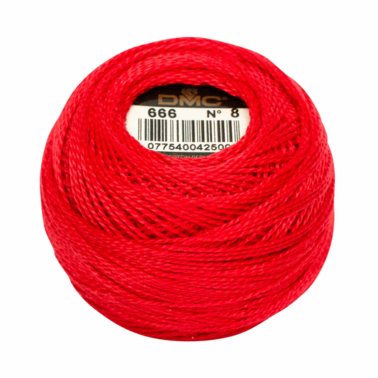 DMC Pearl Cotton Size 8 - 80m Ball - 0666