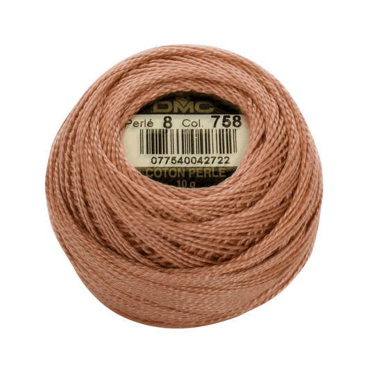 DMC Pearl Cotton Size 8 - 80m Ball - 0758