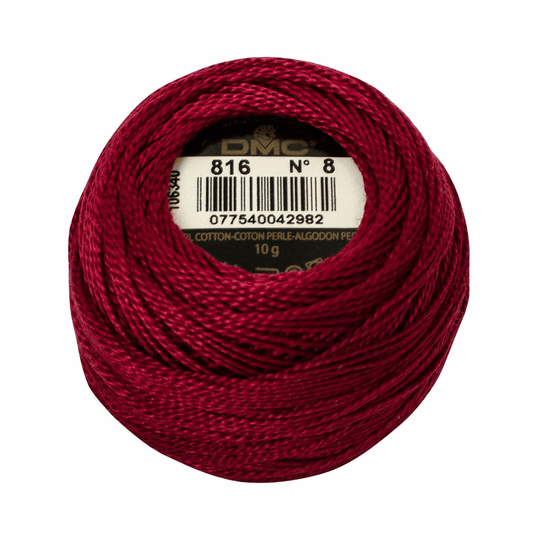 DMC Pearl Cotton Size 8 - 80m Ball - 0816