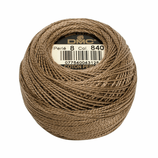 DMC Pearl Cotton Size 8 - 80m Ball - 0840