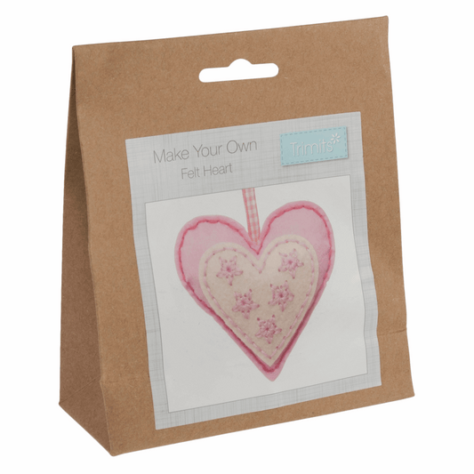 Heart - Trimits Felt Decoration Kit  GCK016