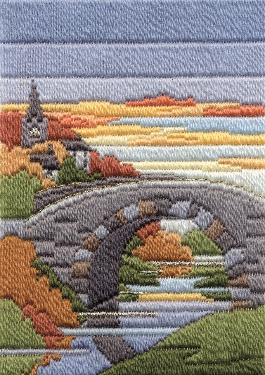 Autumn Evening  Derwentwater Designs Long Stitch Kit DW14MLS15