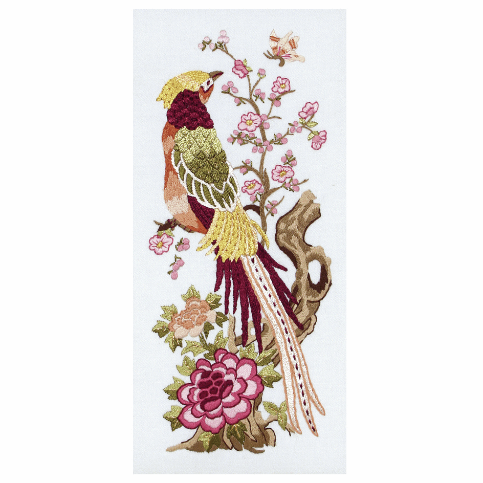 Vintage Peony Embroidery Kit PE643