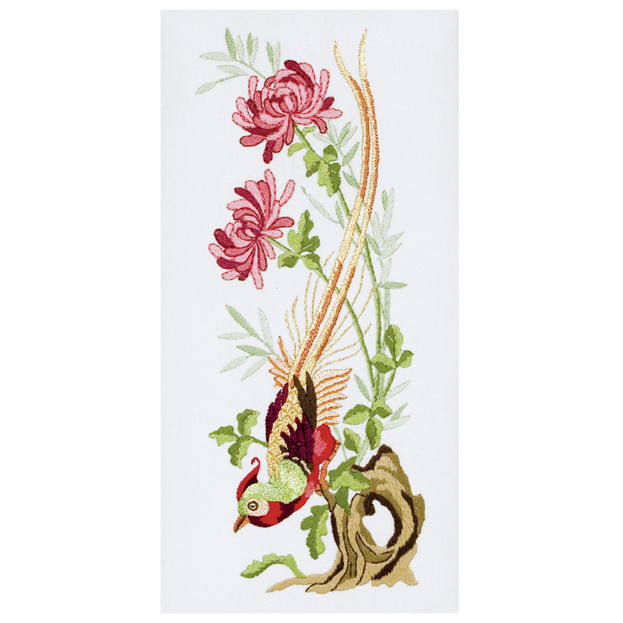 Vintage Chrysantheum Embroidery Kit PE644