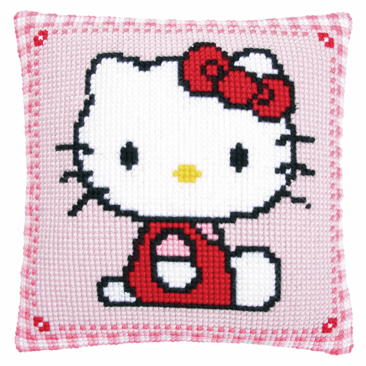 Hello Kitty  - Vervaco Cushion Cross Stitch Kit PN-0147565