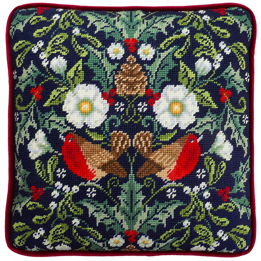 Winter Robins William Morris Tapestry -  Bothy Threads Kit TKTB4