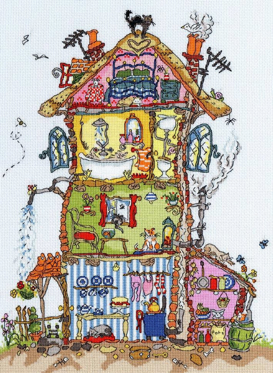 Cut Thru' Cottage -Bothy Threads Cross Stitch Kit XCT8