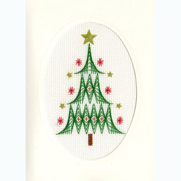 Christmas Card - Christmas Tree - Bothy Threads Cross Stitch Kit XMAS24