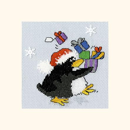 Christmas Card – PPP Presents - Bothy Threads Cross Stitch Kit XMAS35