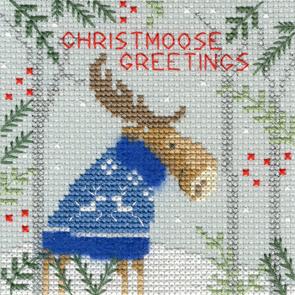 Xmas Moose - Bothy Threads Cross Stitch Kit XMAS7