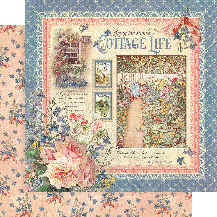Graphic 45 Cottage Life 12x12 Inch Collection Pack (4502397)
