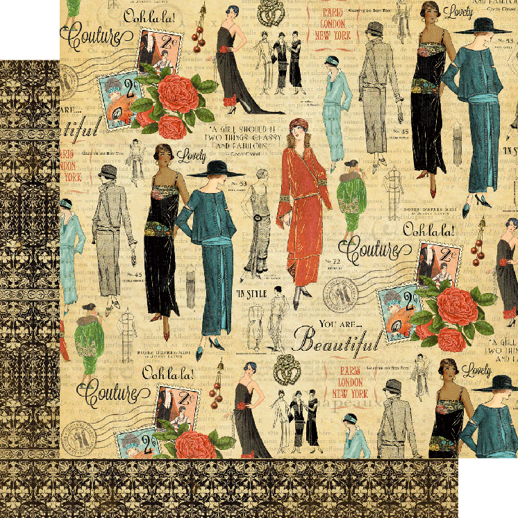 Graphic 45 Couture 8x8 Inch Paper Pad (4502389)