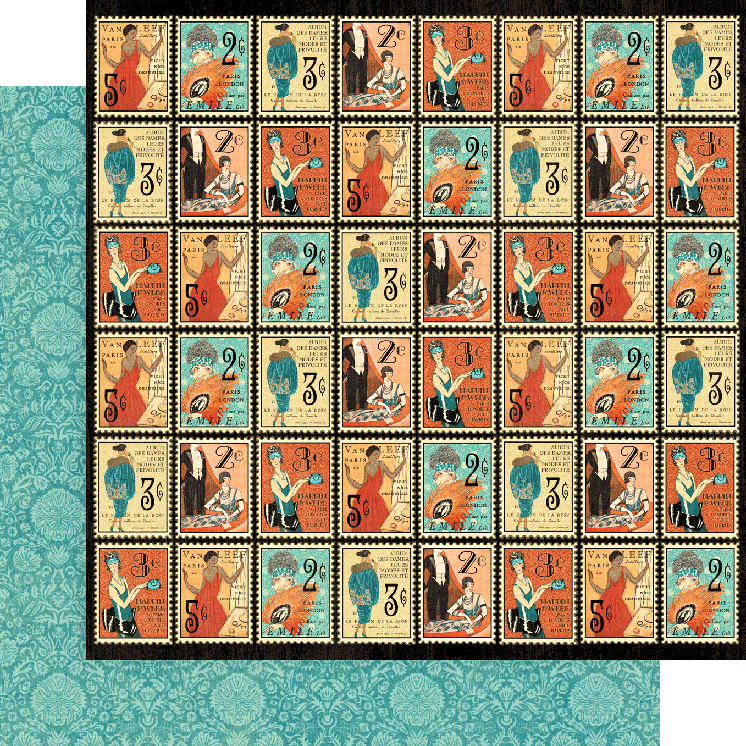 Graphic 45 Couture 8x8 Inch Paper Pad (4502389)