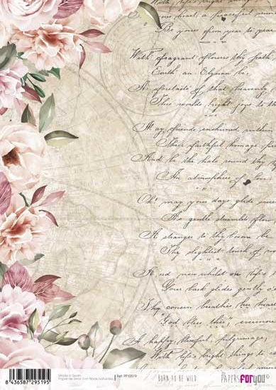 Papers For You Born To Be Wild A4 Rice Paper (6 pcs) (PFY-2519)