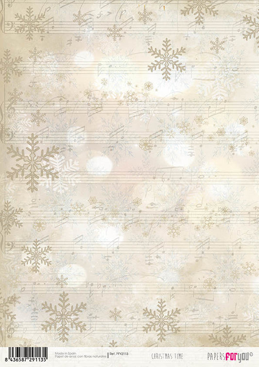 Papers For You Christmas Time A4 Rice Paper (PFY-2113)
