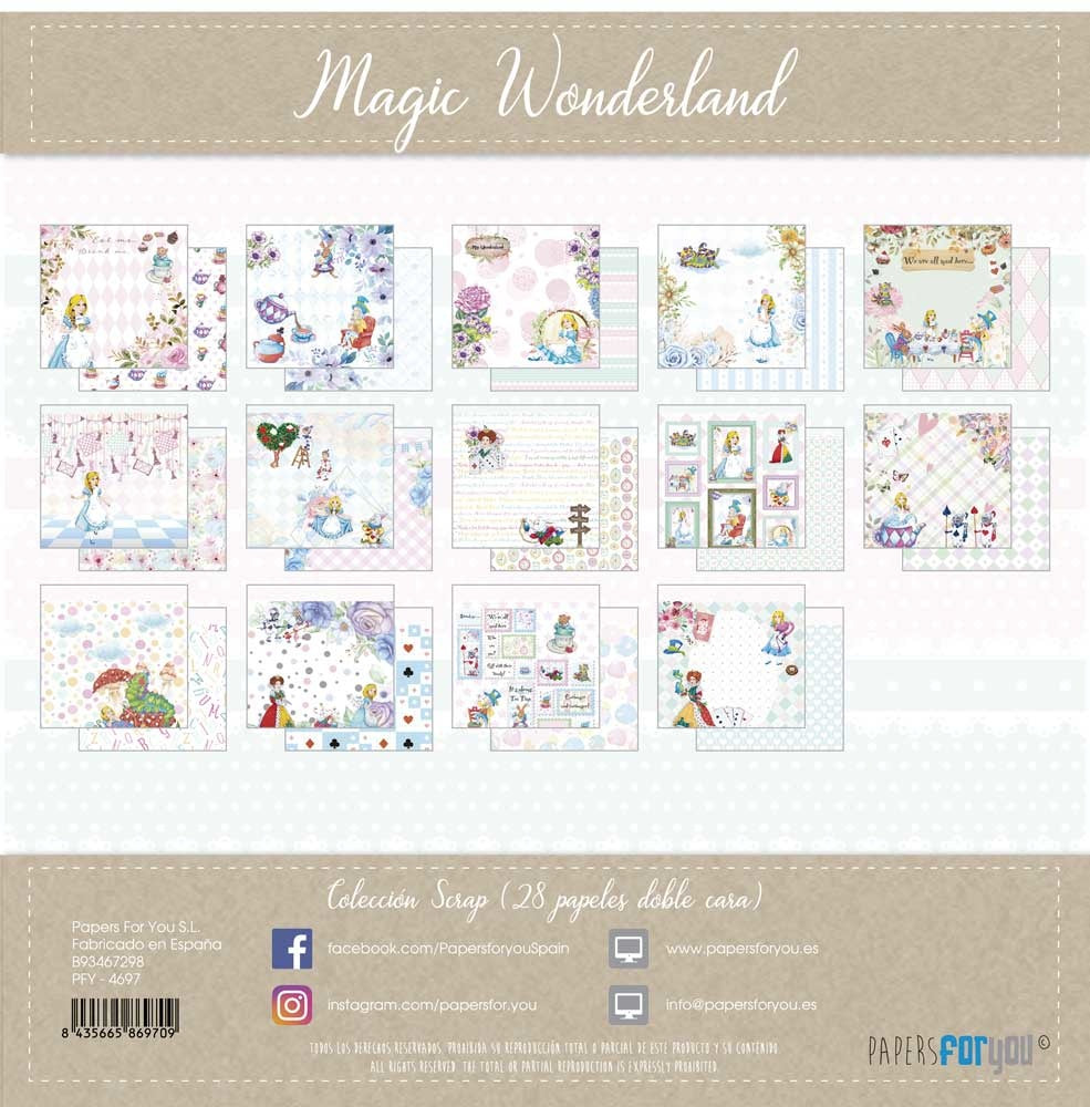 Papers For You Magic Wonderland Mini Scrap Paper Pack (28pcs) (PFY-4697)