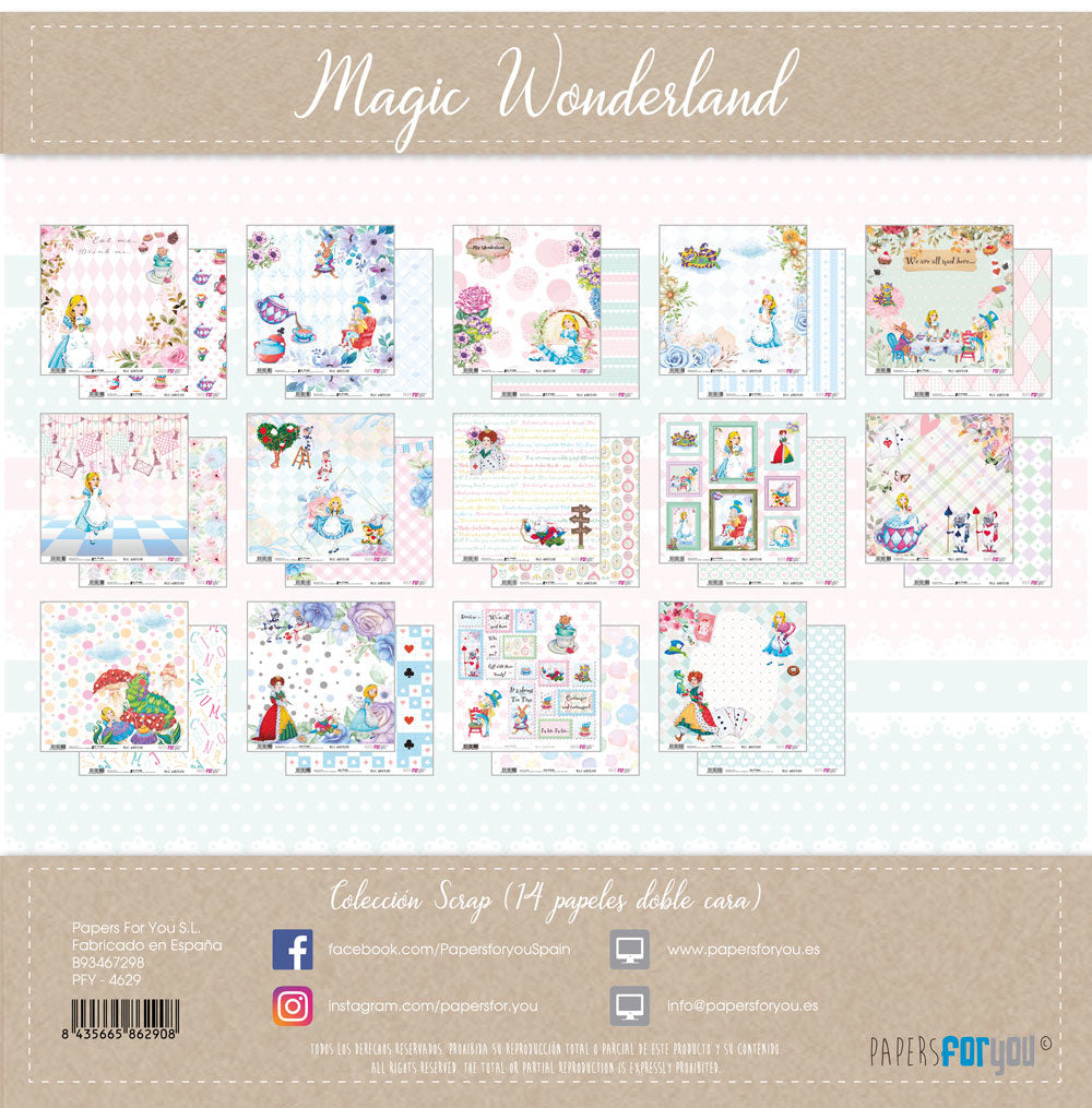 Papers For You Magic Wonderland Scrap Paper Pack (14pcs) (PFY-4629)