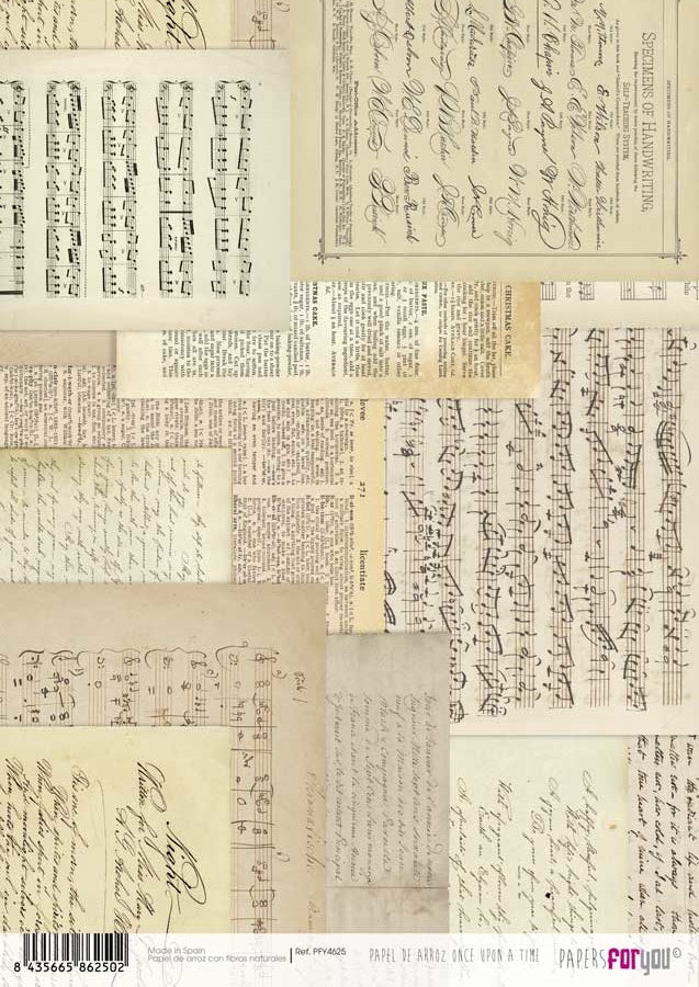 Papers For You Once Upon A Time A4 Rice Paper (PFY-4625)