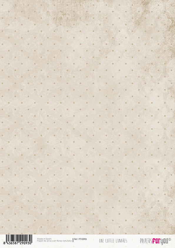 Papers For You One Coffee Lunares A4 Rice Paper (PFY-2093)