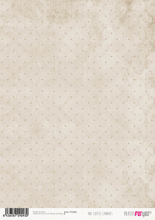 Papers For You One Coffee Lunares A4 Rice Paper (PFY-2093)
