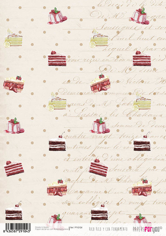 Papers For You Rico Rico Y Con Fundamento A4 Rice Paper (PFY-2104)