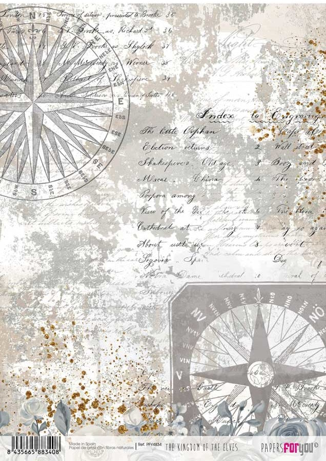 Papers For You The Kingdom Of The Elves A4 Rice Paper (PFY-4834)