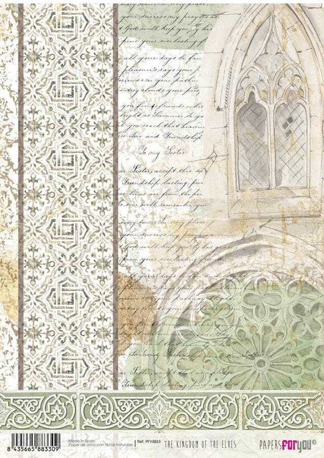 Papers For You The Kingdom Of The Elves A4 Rice Paper (PFY-4833)