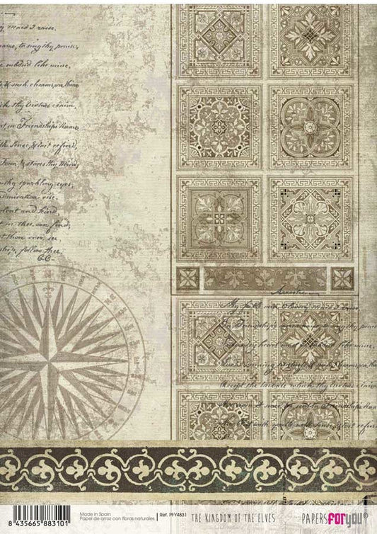 Papers For You The Kingdom Of The Elves A4 Rice Paper (PFY-4831)