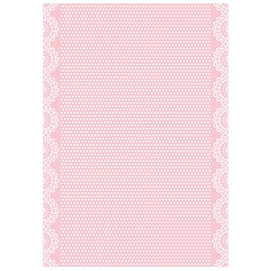 Stamperia A4 Rice Paper Daydream Texture Pink (DFSA4683)