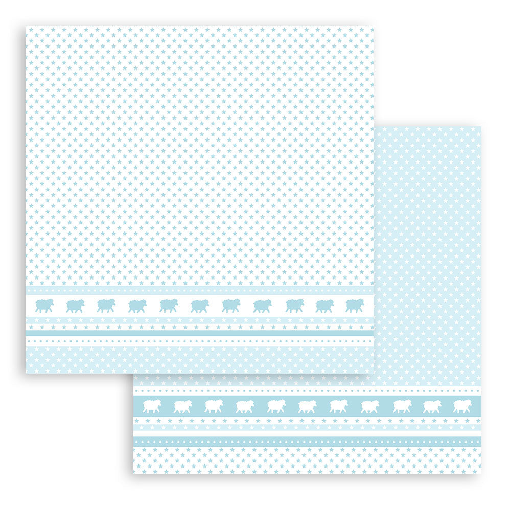 Stamperia Babydream Blue 12x12 Inch Paper Pack (SBBL106)